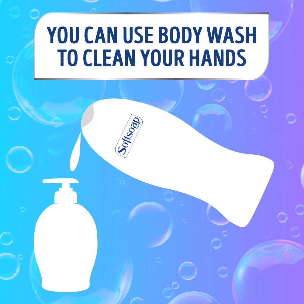 Softsoap Moisturizing Body Wash, Vanilla and Jojoba Oil - 20 Fluid Ounce (4 Pack)